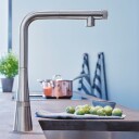 GROHE ZEDRA SMARTCONTROL KJØKKENARMATUR M/UTTREKKBAR TUT SUPERSTEEL