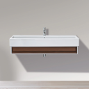 Duravit Vero Møbelservant 1200x470 mm, 1 blanderhull, Wondergliss