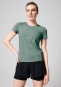 Casall Essential Mesh Detail Tee Dame Dusty Green 34