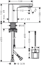 Hansgrohe Vernis Berøringsfri batt. 6V, uten temperaturregulering, Krom