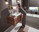 hansgrohe Pulsify Select S Hånddusj 105 Ø105, 3jet, Activation, Hvit Matt