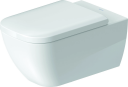 Duravit Happy D.2 Vegghengt toalett 365x620 mm, Rimless, Hvit m/HG