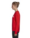 Adidas Essentials Linear Crewneck Red/White XS