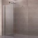 Alterna Pyxis Fast Dusjvegg"Walk-in"Krom / 100cm Klart Glass