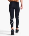 2XU Men's Aero Compression Tights S, Black/Silver Reflective