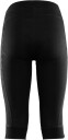 Aclima WarmWool 3/4 Zip Longs W's Jet Black (#0F0F0F) Dame L