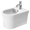 Duravit White Tulip Vegghengt Bidé 370x540 mm, m/overløp, Hvit