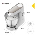 Kenwood KVL65.001WH kjøkkenmaskin med innebygget vekt