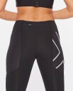 2xu Aero Vent Mid-Rise Compression Tights W Black/Silver Reflective XS