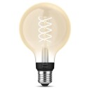 Philips Hue White filament E27 globuspære, Ø9,3, 7,2W