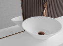 Scandtap Bathroom Concepts Solid R3 Ø402 mm, Hvit Matt