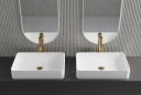 Scandtap Bathroom Concepts Solid S2 580x380 mm, Hvit Matt