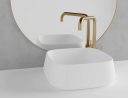 Scandtap Bathroom Concepts Solid S3 380x380 mm, Hvit Matt