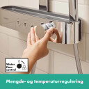 Hansgrohe Pulsify Showerpipe 260 1jet Ø260 mm, m/ShowerTablet Select, Krom