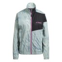 Adidas Women's Terrex Trail Running Printed Wind Jacket M Lingrn/Maggre