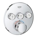 Grohe Grohtherm SmartControl Termostat Med 3 uttak, Krom