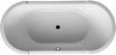 Duravit Starck Badekar for innbygging 1900x900 mm, Ovalt