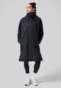 Casall Light Padded Rain Parka Dame Black M