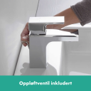 Hansgrohe Vernis Servantbatteri 70 Med bunnventil, Krom