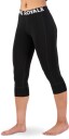 Mons Royale Women's Cascade Merino Flex 200 3/4 Legging XL, Black