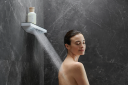 Hansgrohe Rainfinity Skulderdusj 500 1jet, med hylle, Hvit Matt