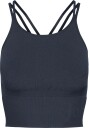 Johaug Sculpt Seamless Strap Top Dame Dark Blue M