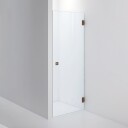 INR Iconic Nordic Rooms Dusjnisje ARC 2 Original Brushed Bronze / 90cm Klart Glass