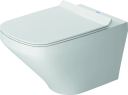 Duravit DuraStyle Vegghengt toalett 370x540 mm, Rimless, Hvit m/HG