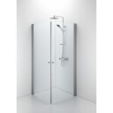 Contura Shower Space dusjdør, 85,9x185 cm, klart glass, aluminium profil