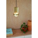 Tala Loop Single Taklampe Liten Gold with Sphere III