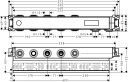 Hansgrohe Innbyggingsdel Til Select-modul med 5 utløp