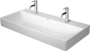 Duravit DuraSquare Toppmontert servant 1000x470 mm, 1 bl.hull, u/o.l, Hvit m/WG