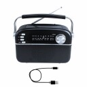 Manta - FM/AW/SW table radio with solar panel