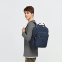 Kipling Seoul stor ryggsekk med PC lomme Blue Bleu