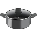 TEFAL RENEWAL GRYTE 24 CM M/LOKK GRÅ