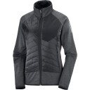 Salomon Women's MTN Primaloft Hybrid Mid Layer L , Deep Black