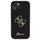 Guess Guhcp15shg4sgk Iphone 15 6.1" Czarny/Black Hardcase Glitter Script Big 4G