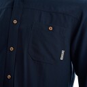 Aclima LeisureWool Woven Wool Shirt M's Navy Blazer (#080E1A) Herre M