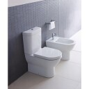 Duravit Starck 2/Darling New Toalettsete Med myktlukkende hengsler, Hvit