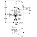 GROHE CONCETTO DUAL SPRAY KJØKKENARMATUR M/C-TUT SUPERSTEEL