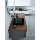 Duravit Happy D 2 Plus servant, 40x40 cm, matt antrasitt