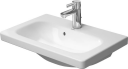 Duravit DuraStyle Møbelservant 635x400 mm, 1 bl.hull, m/o.l, Hvit m/WG