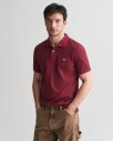 Klassisk piquéskjorte i regular fit WINE RED 4XL