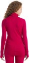 Icebreaker 300 Merinofine Ls Roll Neck Thermal Top Dame Electronic Pink M