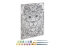 Grafix Painting by Numbers Canvas - Lion