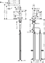 Hansgrohe Talis M54 kjøkkenbatteri Med uttrekkbar tut, Sort Matt