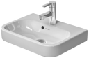 Duravit Happy D.2 Møbelservant 500x360 mm,1 blanderh.,Wondergl., f/skap