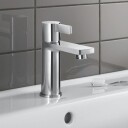 Duravit D-Neo 1-greps Servantbatteri M Uten bunnventil, Krom