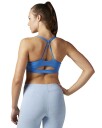 Reebok Workout Ready Triangle Back Bra - Echo Blue - XS