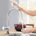 Grohe Minta Touch blandebatteri m. C-kran og uttrekkbar tut